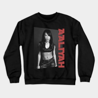 aaliyah classic monochrome Crewneck Sweatshirt